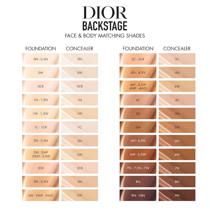 Dior Backstage Foundation
