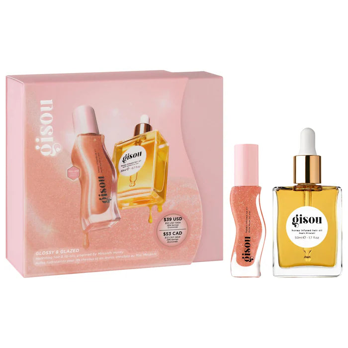 Gisou Glossy Hair & Lip Oil Set